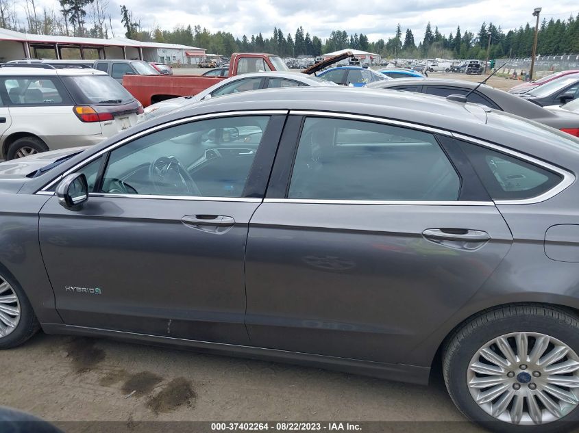 2013 FORD FUSION SE HYBRID - 3FA6P0LU6DR304160