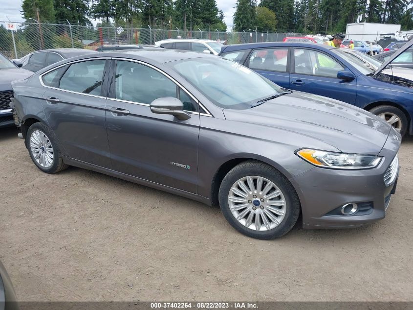 2013 FORD FUSION SE HYBRID - 3FA6P0LU6DR304160