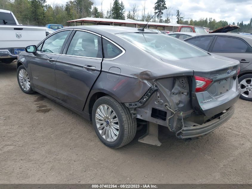 2013 FORD FUSION SE HYBRID - 3FA6P0LU6DR304160