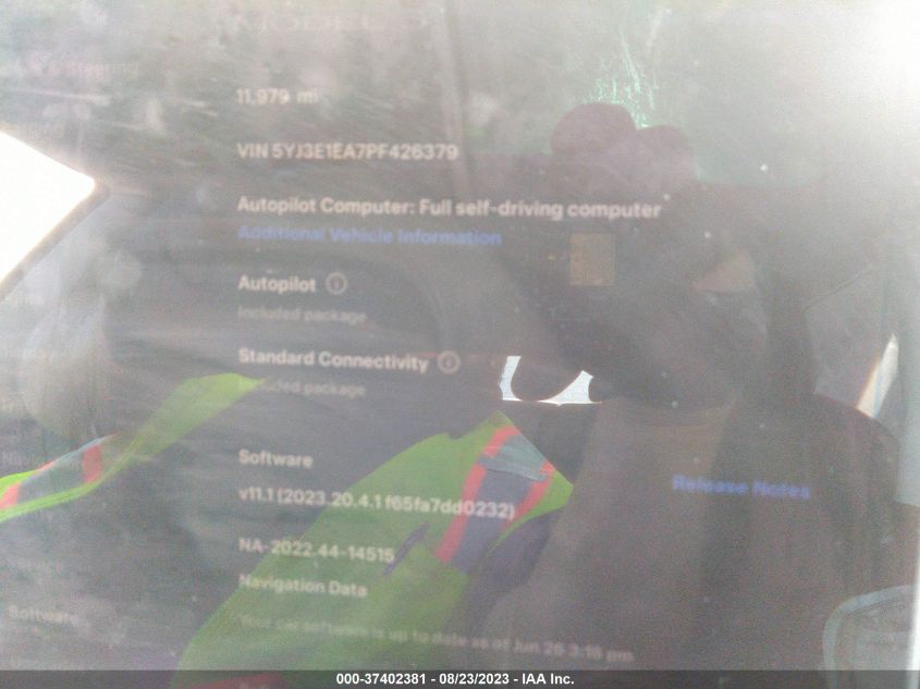 2023 TESLA MODEL 3 - 5YJ3E1EA7PF426379