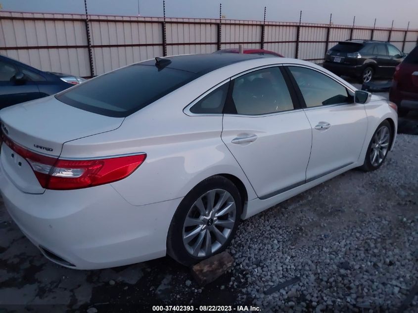 2014 HYUNDAI AZERA LIMITED KMHFH4JG3EA360995