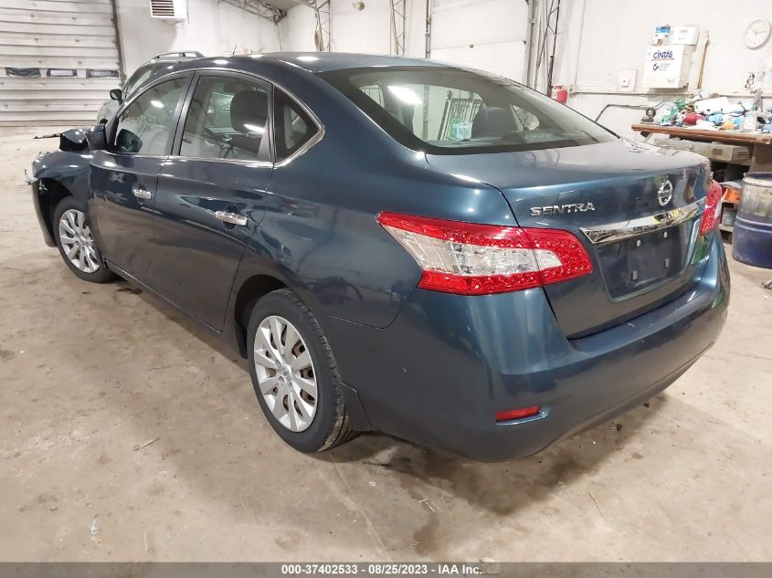 2013 NISSAN SENTRA SV - 1N4AB7AP2DN900836