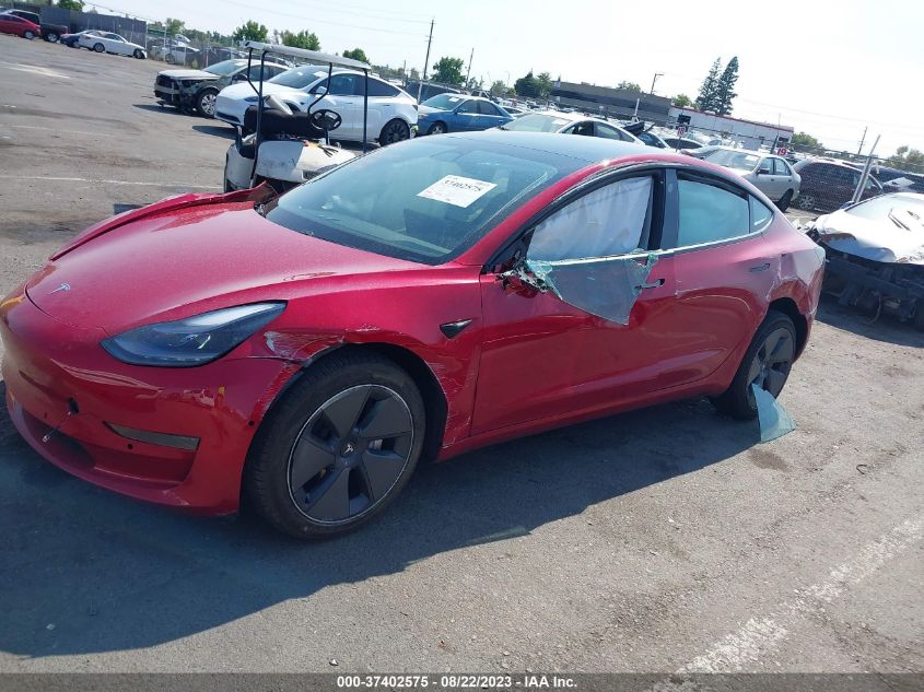 2021 TESLA MODEL 3 STANDARD RANGE PLUS - 5YJ3E1EA7MF065859