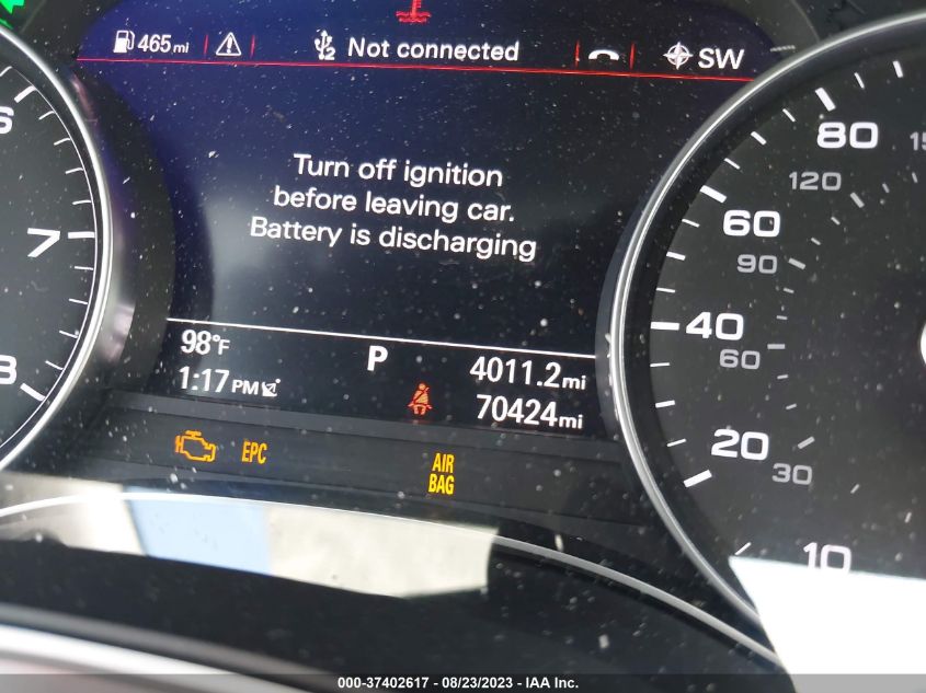 2017 AUDI A6 PRESTIGE - WAUH2AFCXHN011944