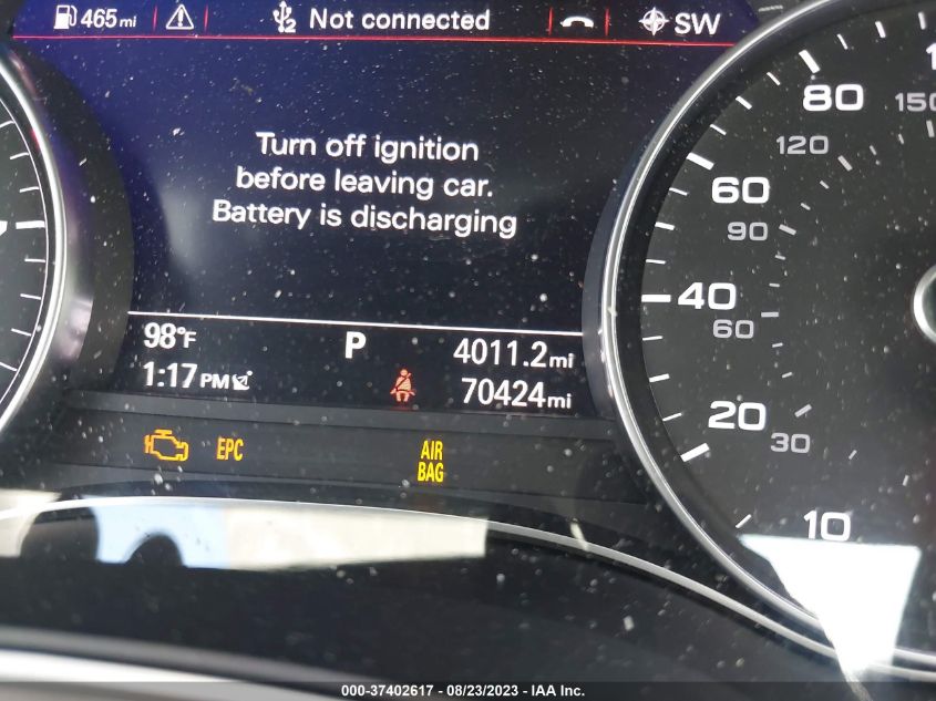 2017 AUDI A6 PRESTIGE - WAUH2AFCXHN011944
