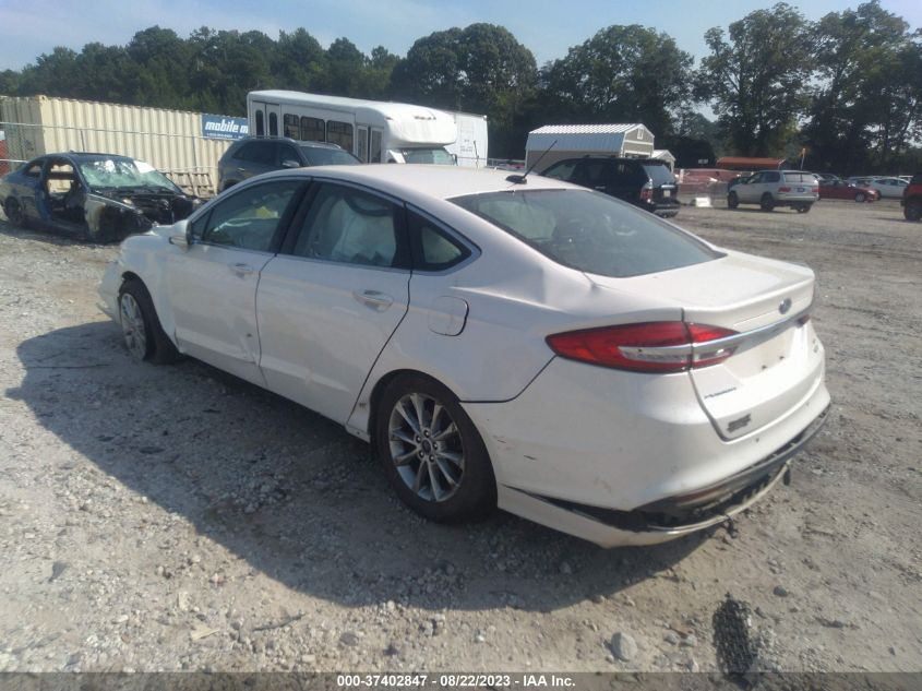 2017 FORD FUSION SE - 3FA6P0HD4HR156119