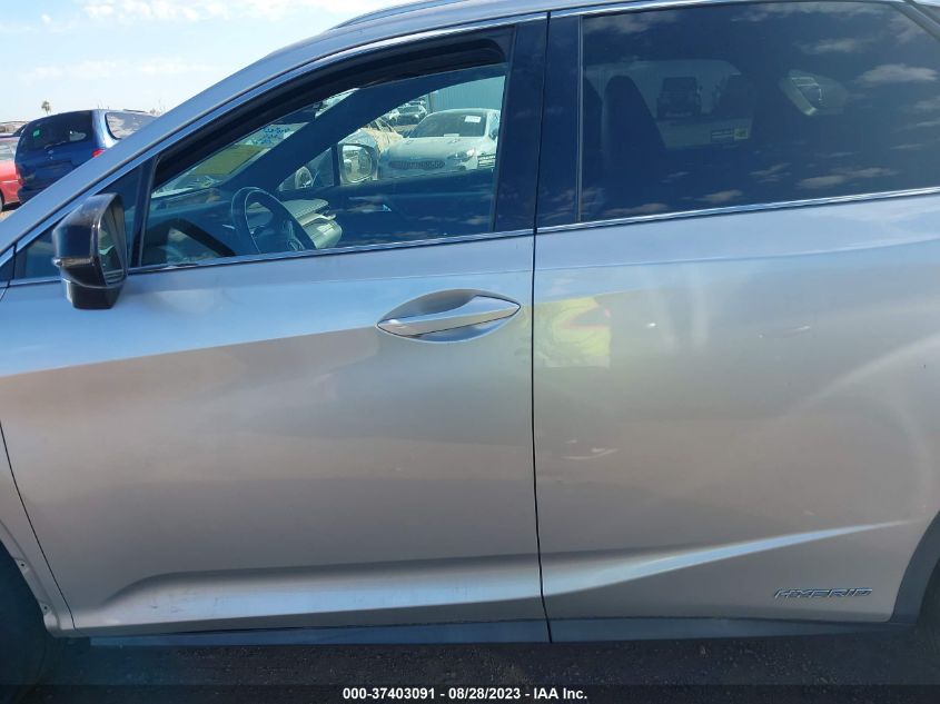 2016 LEXUS RX 450H 2T2BGMCA7GC006650