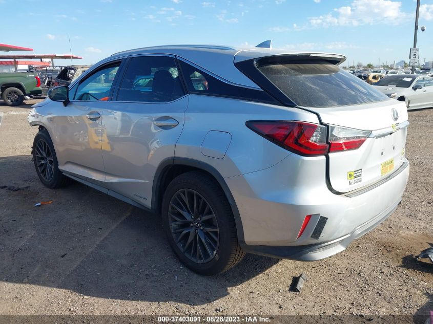 2016 LEXUS RX 450H 2T2BGMCA7GC006650