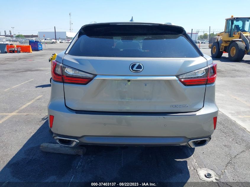 2017 LEXUS RX RX 350 - 2T2ZZMCA7HC042204