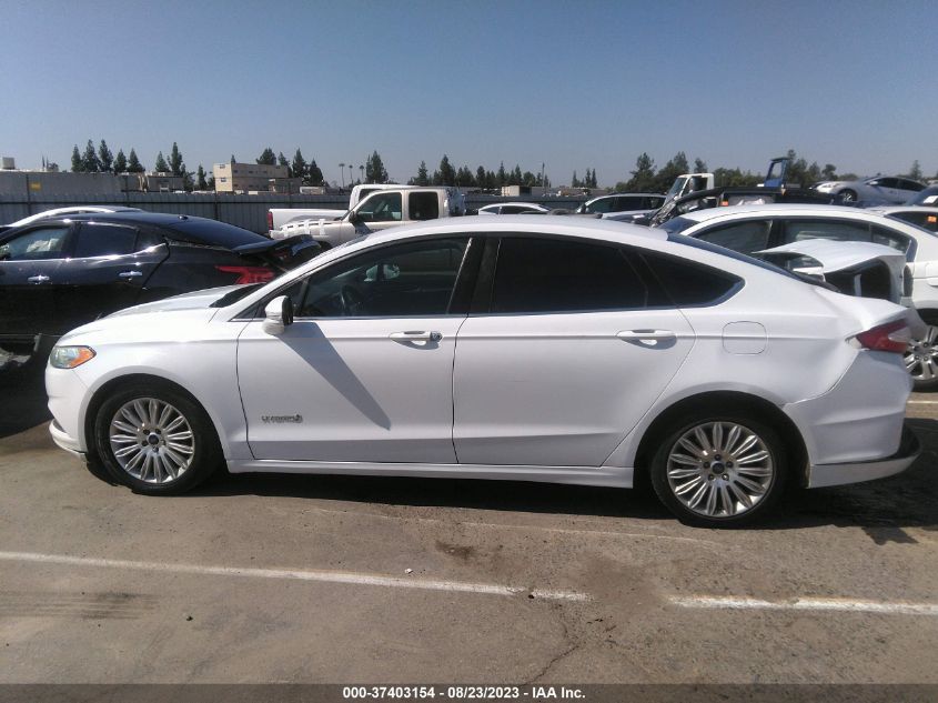 2015 FORD FUSION SE HYBRID - 3FA6P0LU8FR170285