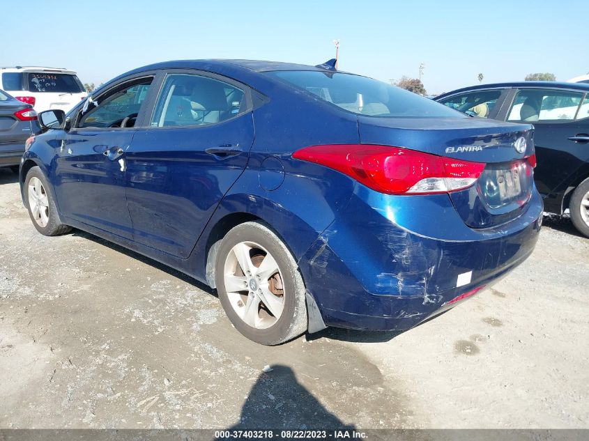 2013 HYUNDAI ELANTRA GLS PZEV - KMHDH4AE8DU715596