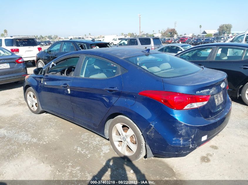 2013 HYUNDAI ELANTRA GLS PZEV - KMHDH4AE8DU715596