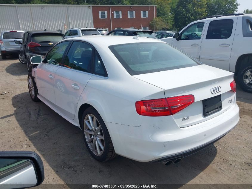 2014 AUDI A4 PREMIUM PLUS - WAUHFAFL2EN041407