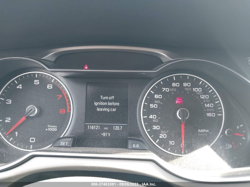 2014 AUDI A4 PREMIUM PLUS - WAUHFAFL2EN041407