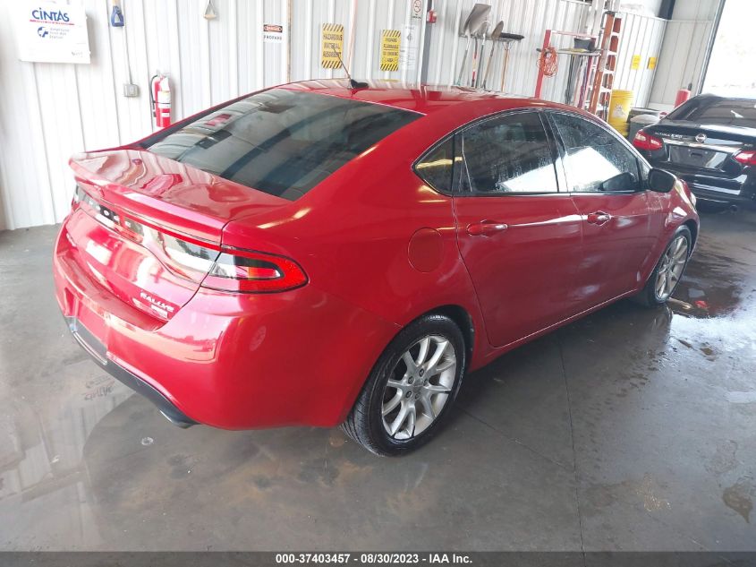 2013 DODGE DART RALLYE - 1C3CDFBH1DD641054