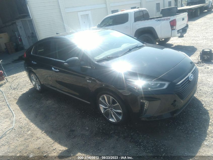 2017 HYUNDAI IONIQ HYBRID LIMITED - KMHC85LC1HU020766