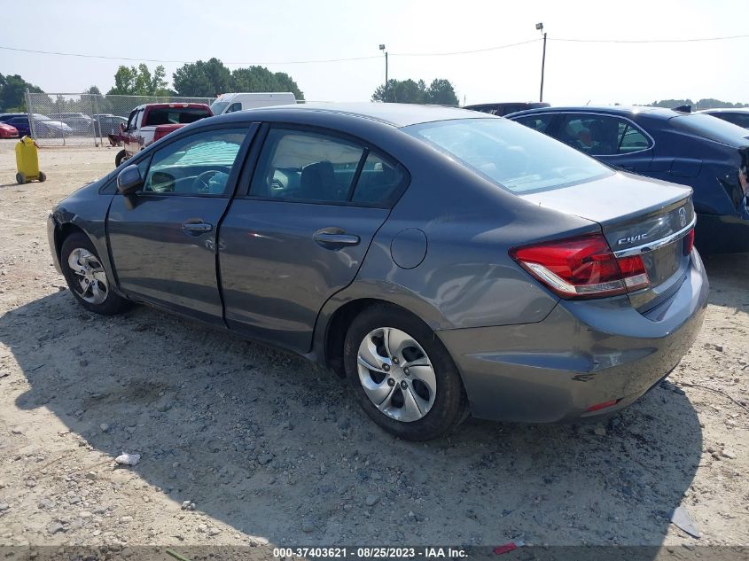 2013 HONDA CIVIC SDN LX - 2HGFB2F53DH509134