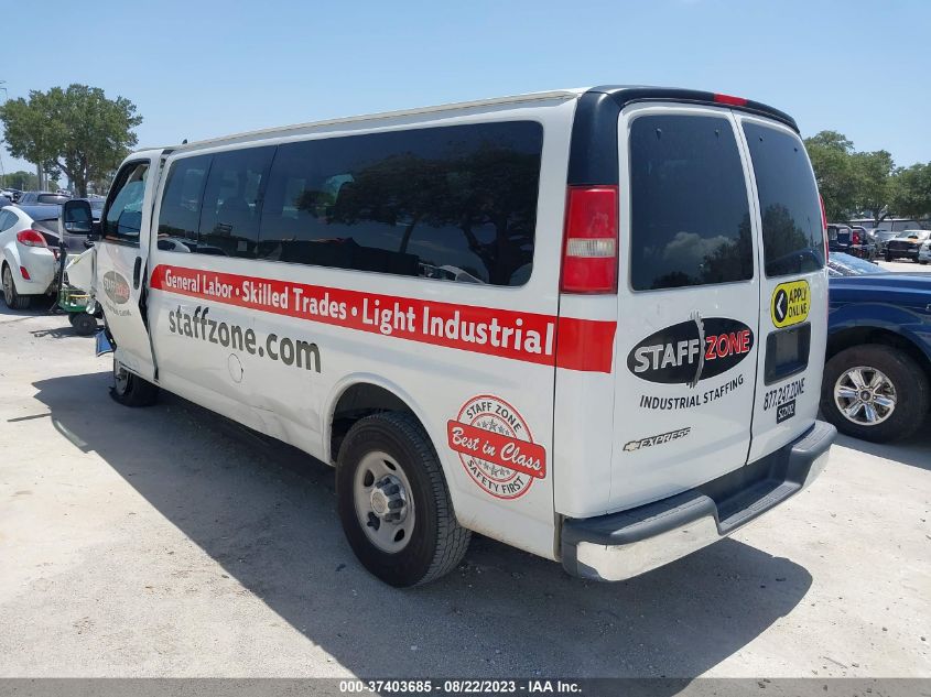 2017 CHEVROLET EXPRESS 3500 LT 1GAZGPFG7H1126905