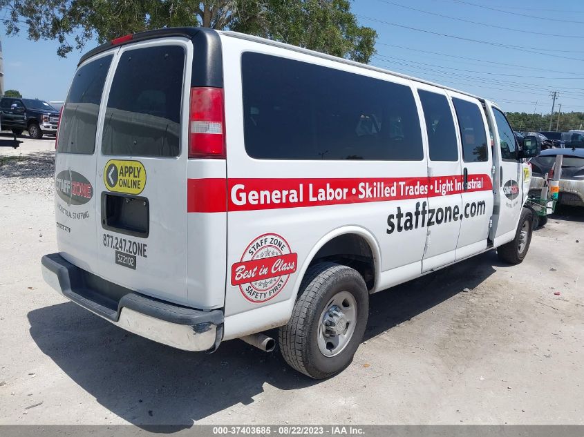 2017 CHEVROLET EXPRESS 3500 LT 1GAZGPFG7H1126905