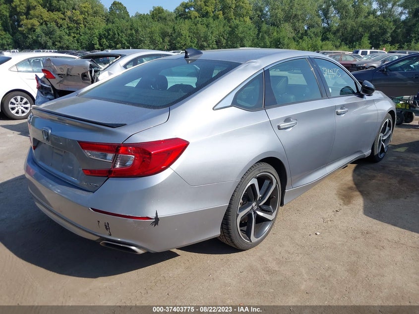 VIN 1HGCV1F30MA081590 2021 HONDA ACCORD SEDAN SPORT