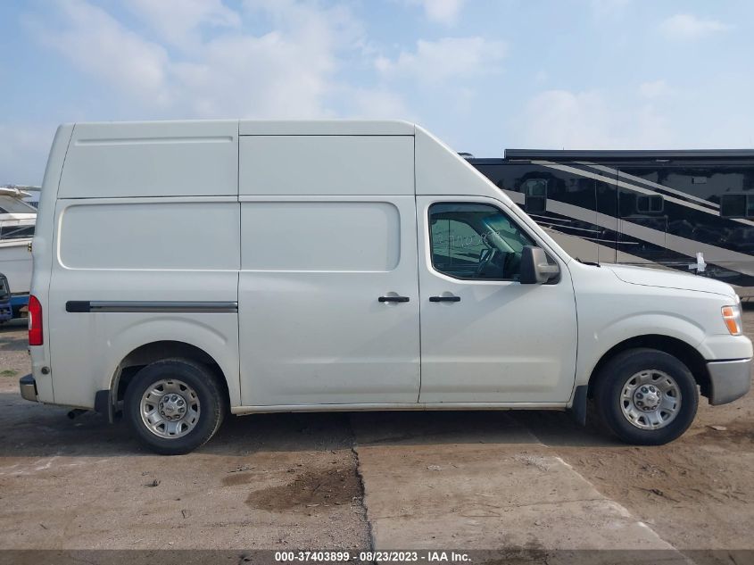 2013 NISSAN NV CARGO NV2500 HD SV V6 1N6BF0LY3DN110233