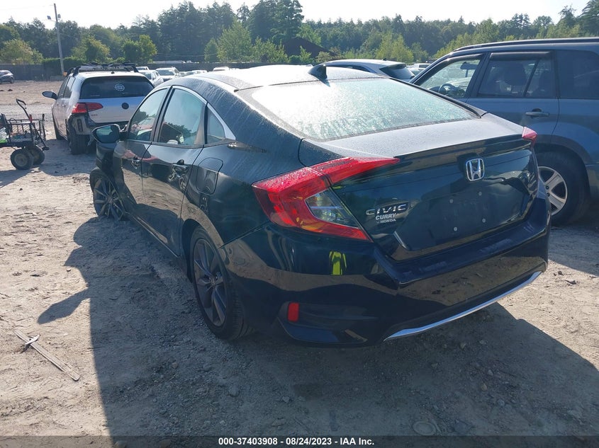 VIN 19XFC1F39ME201384 2021 HONDA CIVIC SEDAN EX