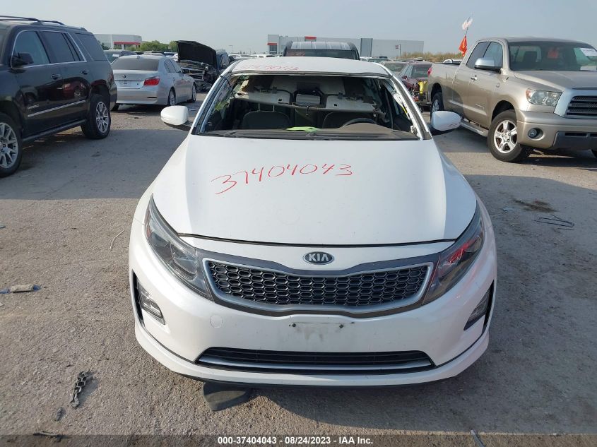2014 KIA OPTIMA HYBRID EX - KNAGN4AD8E5074928