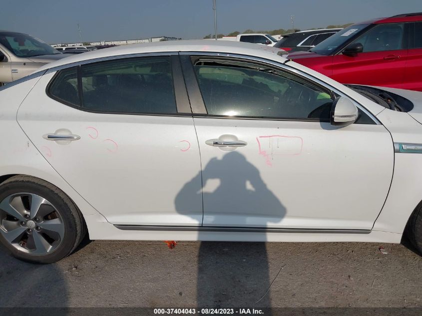 2014 KIA OPTIMA HYBRID EX - KNAGN4AD8E5074928