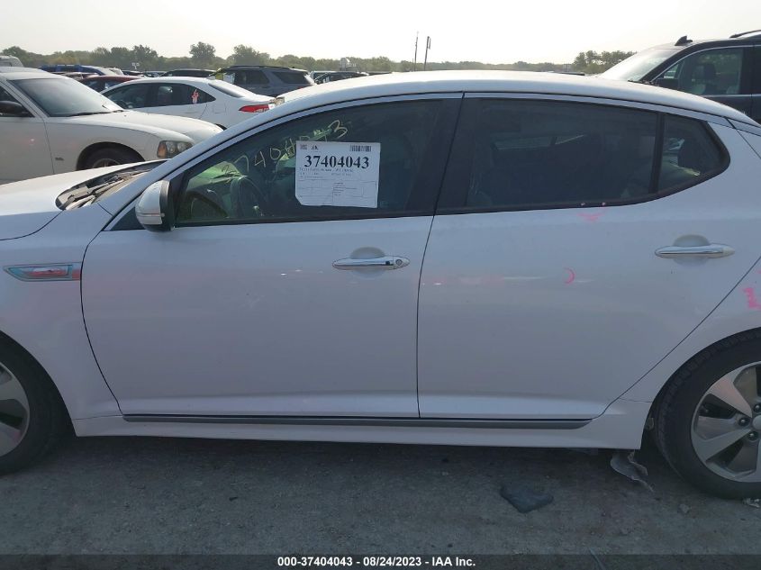 2014 KIA OPTIMA HYBRID EX - KNAGN4AD8E5074928