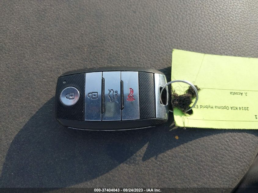 2014 KIA OPTIMA HYBRID EX - KNAGN4AD8E5074928