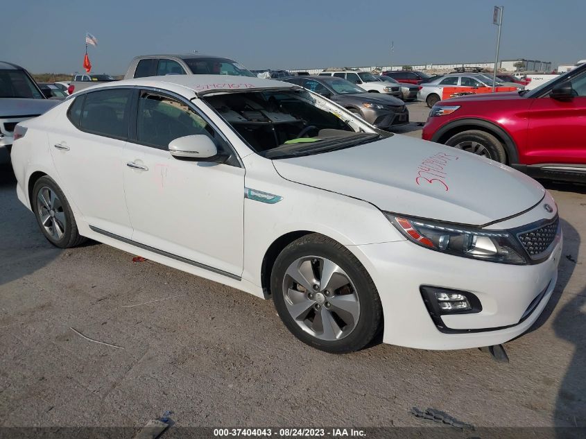 2014 KIA OPTIMA HYBRID EX - KNAGN4AD8E5074928