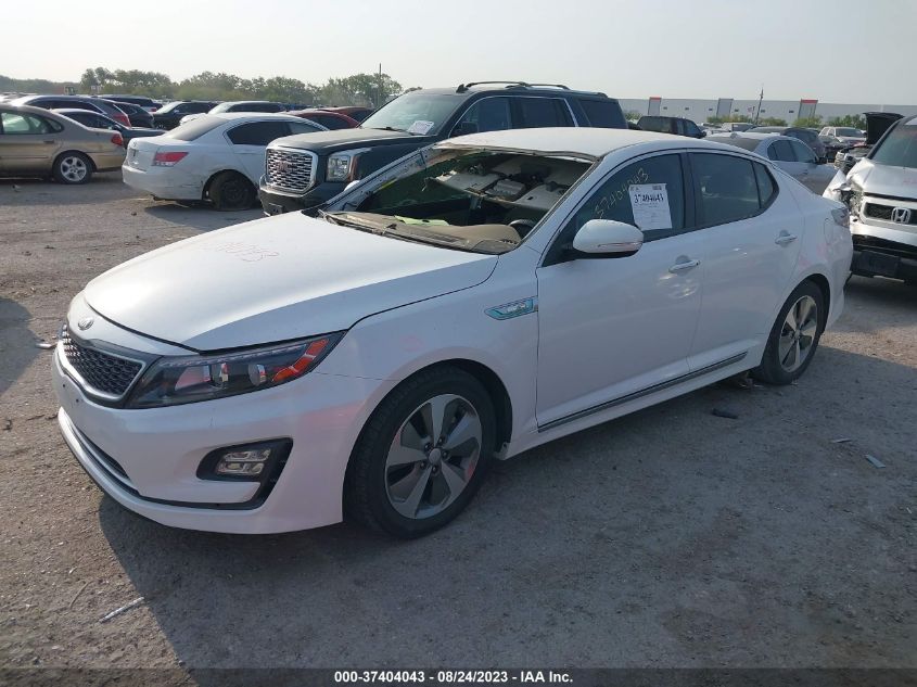 2014 KIA OPTIMA HYBRID EX - KNAGN4AD8E5074928