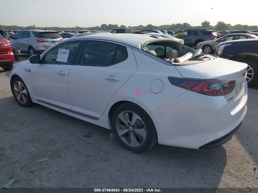 2014 KIA OPTIMA HYBRID EX - KNAGN4AD8E5074928