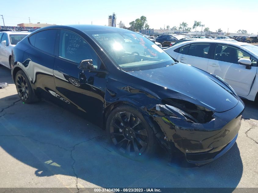 2022 TESLA MODEL Y LONG RANGE - 7SAYGDEEXNF391647