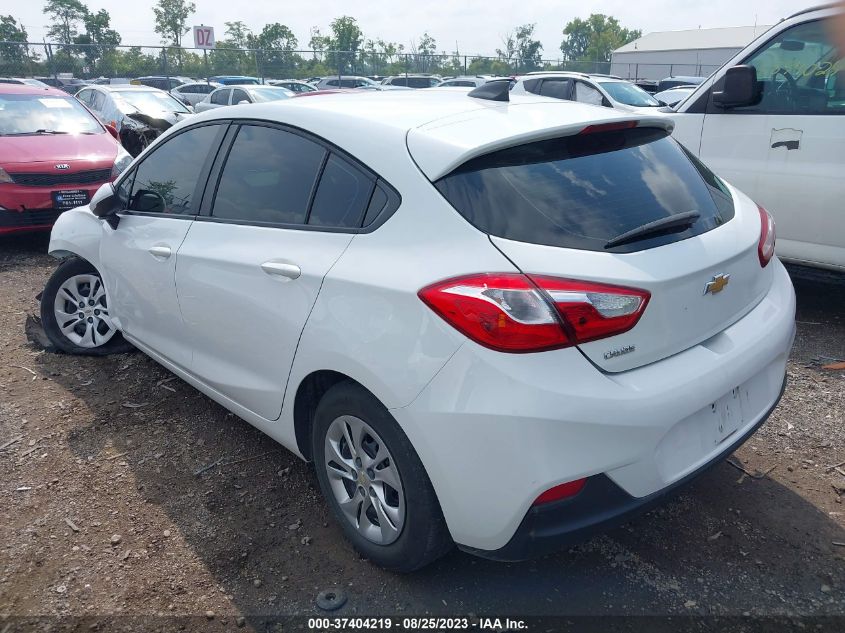 2019 CHEVROLET CRUZE LS - 3G1BC6SM1KS566143
