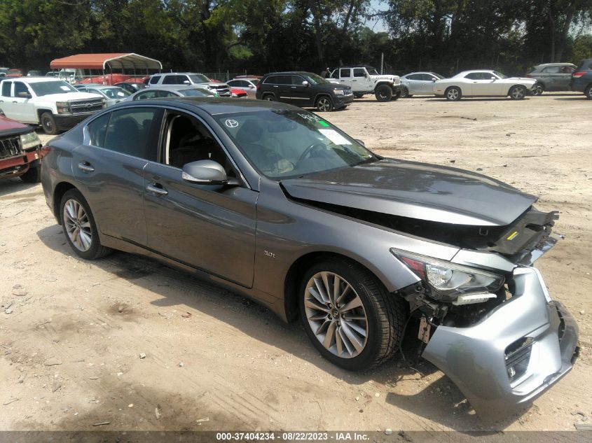 2018 INFINITI Q50 3.0T LUXE - JN1EV7AR2JM434365