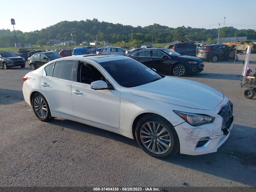 JN1EV7BP7MM707396 Infiniti Q50 3.0T LUXE