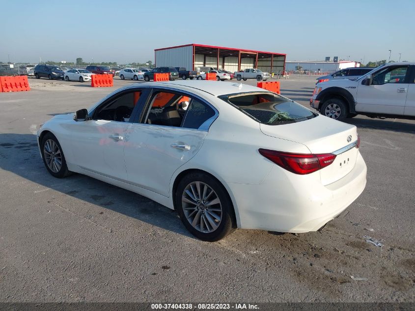 JN1EV7BP7MM707396 Infiniti Q50 3.0T LUXE 3