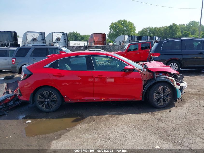 2018 HONDA CIVIC HATCHBACK EX - SHHFK7H54JU208526