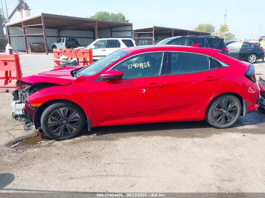 2018 HONDA CIVIC HATCHBACK EX - SHHFK7H54JU208526