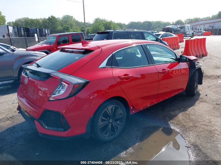 2018 HONDA CIVIC HATCHBACK EX - SHHFK7H54JU208526