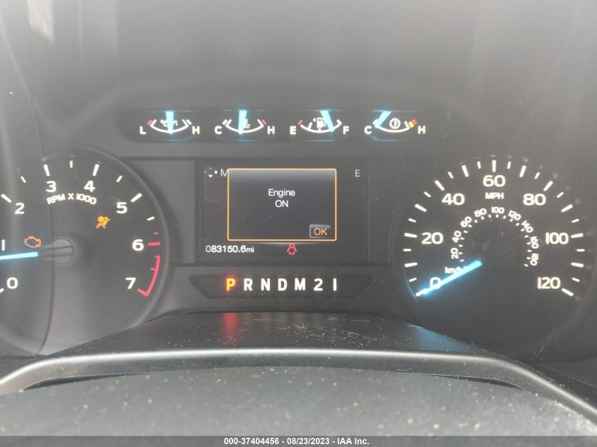 2016 FORD F-150 XLT/XL/LARIAT - 1FTEX1EP1GFD60625