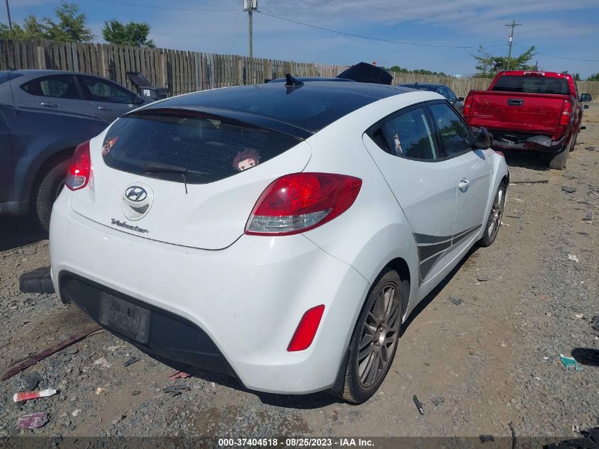 2013 HYUNDAI VELOSTER W/BLACK INT - KMHTC6AD2DU110972