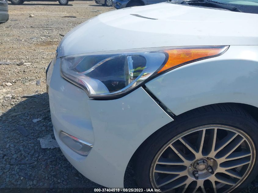 2013 HYUNDAI VELOSTER W/BLACK INT - KMHTC6AD2DU110972