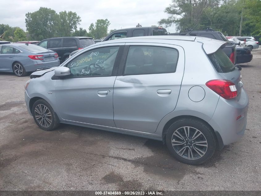 VIN ML32A5HJ3JH007336 2018 MITSUBISHI MIRAGE GT