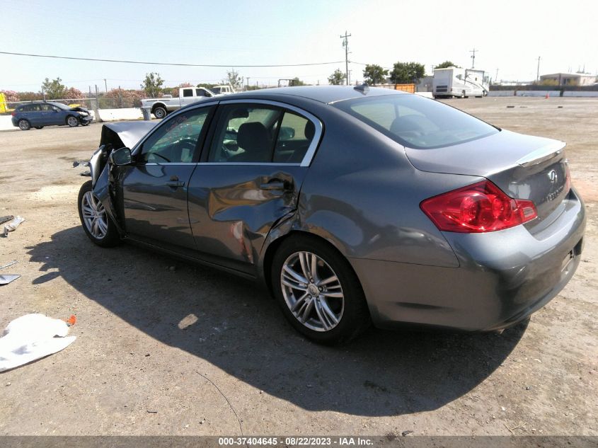 2013 INFINITI G37 SEDAN JOURNEY JN1CV6AP9DM302093