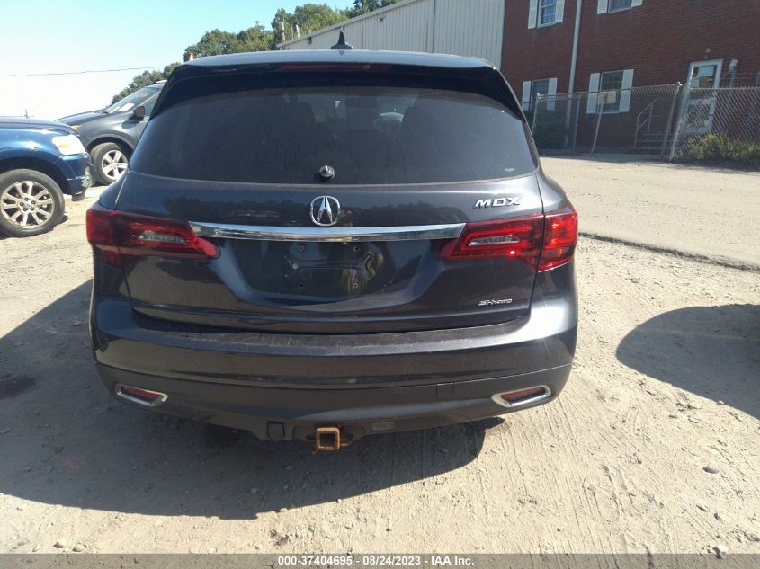 2014 ACURA MDX TECH PKG - 5FRYD4H44EB032348