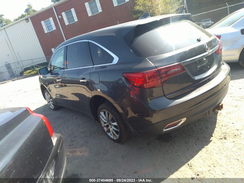 2014 ACURA MDX TECH PKG - 5FRYD4H44EB032348