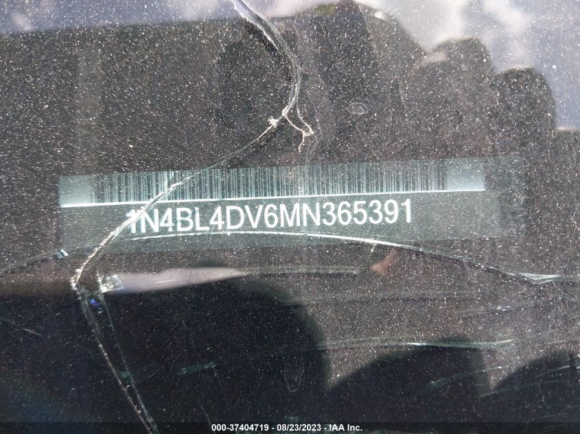 2021 NISSAN ALTIMA 2.5 SV - 1N4BL4DV6MN365391