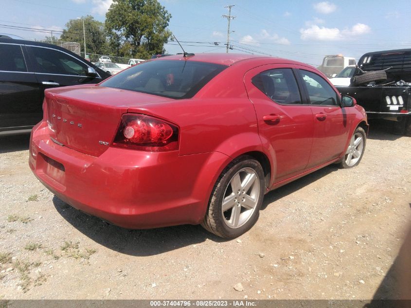2013 DODGE AVENGER SXT - 1C3CDZCB7DN544673
